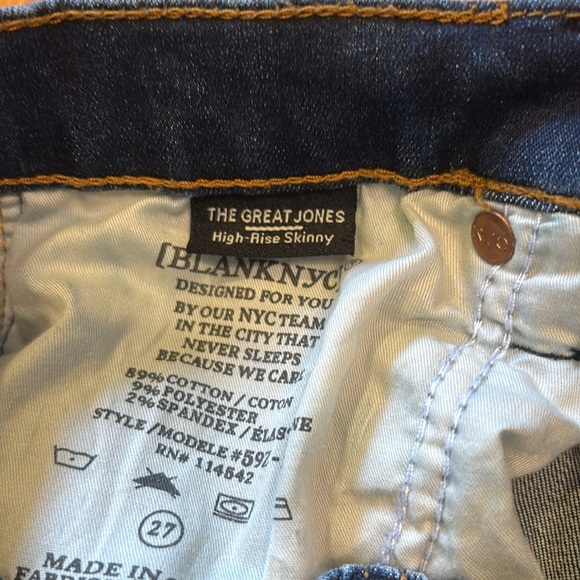 Blank NYC High Rise Skinny Jeans - Picture 4 of 7